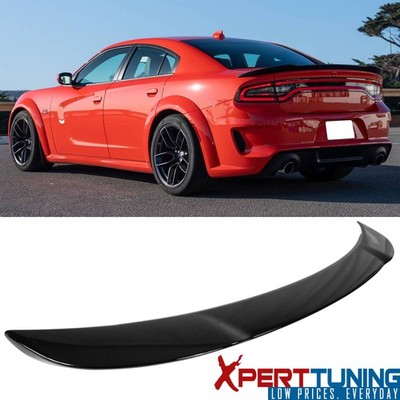 Fits 15-23 Dodge Charger SRT Style Rear Trunk Spoiler Wing ABS- Gloss Black