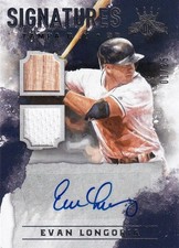 2017 Panini Diamond Kings Evan Longoria Artist Proof Blue 1/25