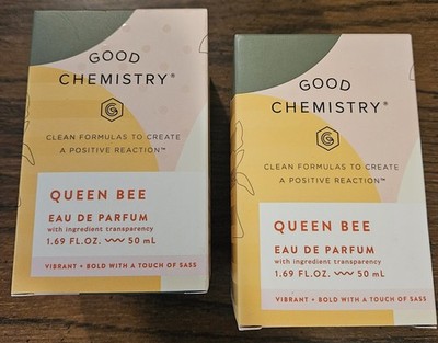 LOT OF 2 Good Chemistry QUEEN BEE Eau De Parfum SPRAY 1.69fl oz Brand New In Box