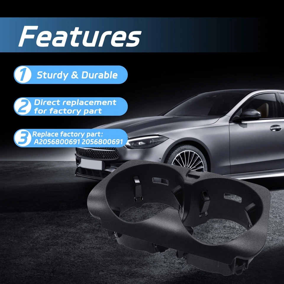 Mercedes-Benz CUP HOLDER C-Class W205 E-Class W213 GLC W253 G Wagon W463 GENUINE Foto 4 de 4