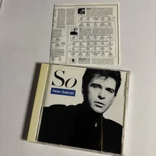 Peter Gabriel – So (CD, 1990) Japan VJCP-2333