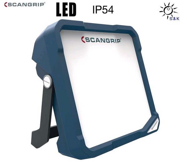 Scangrip 03.5453 Led Arbeitsleuchte Vega 4000 48W 123Leds 4000Lm IP54 +2 Steckd.-image