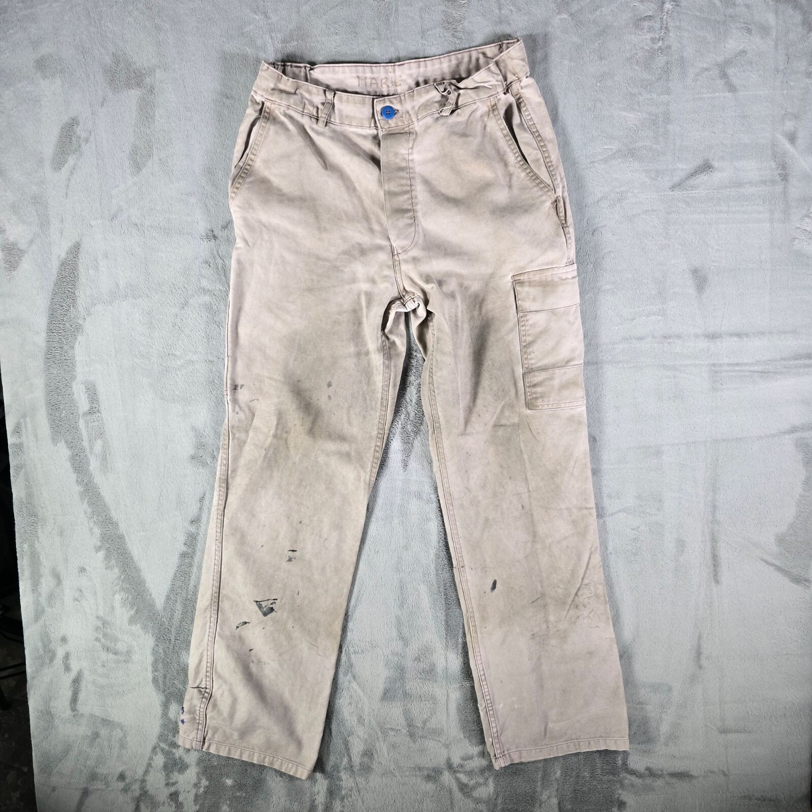 Thrashed Muzelle Dulac Hasson New Pilote European Utility Cargo Pants (32x30)
