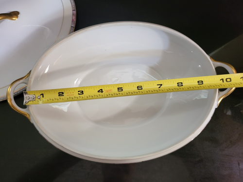 Vintage Noritake Seville Pattern, Oval Vegetable / Serving Bowl with Lid 9 3/4" - Picture 5 of 7