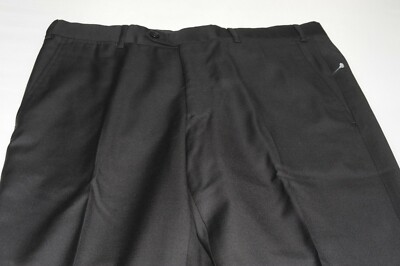 $750 NWOT Giorgio Armani Men's 100% Wool Flat Front Dress Pants 35