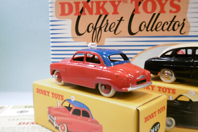 Coffret Collection Dinky Toys Atlas - Les Taxis De Poissy (Simca Aronde + Ford Vedette) - Échelle 1:43 - Neuf