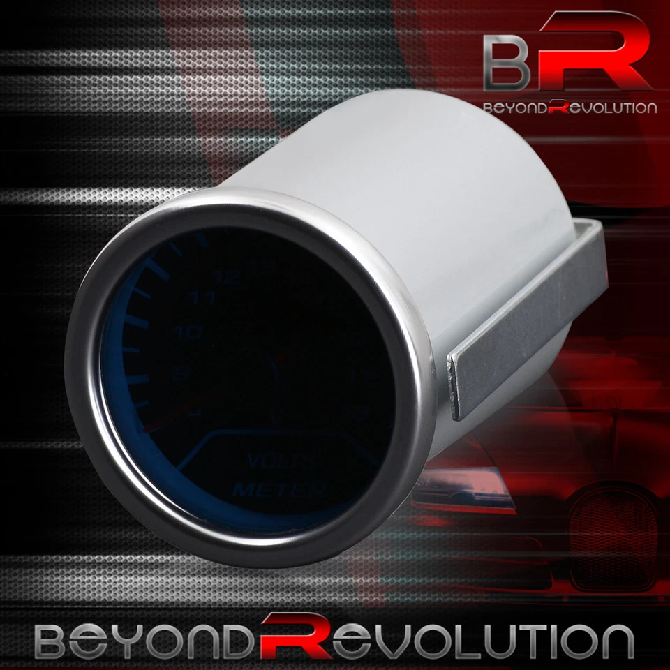 Medidor de voltaje de 2" dial analógico puntero medidor LED relación de brillo pantalla dial universal Foto 3 de 4