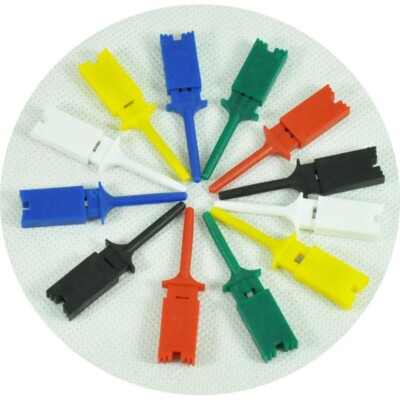 10PCS PA SMD Grabbed Test Clip IC Hook Multimeter Probe - Foto 6