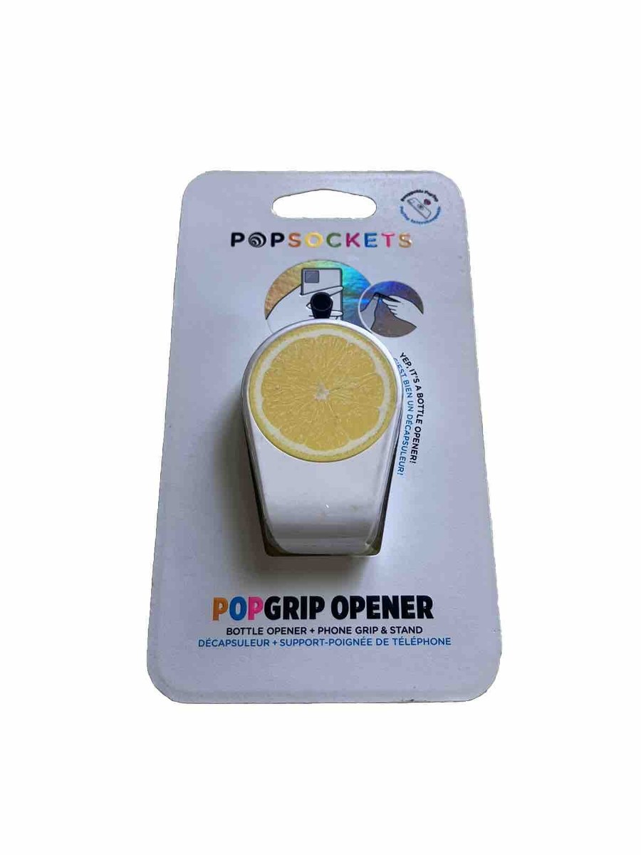 PopSockets PopGrip Opener Lemon Slice Bottle Opener Phone Grip