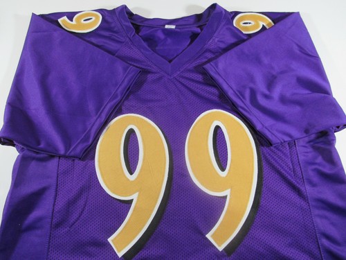 Jayson Odafe Oweh Baltimore Ravens Signed Autographed Custom Jersey JSA - Picture 4 of 6