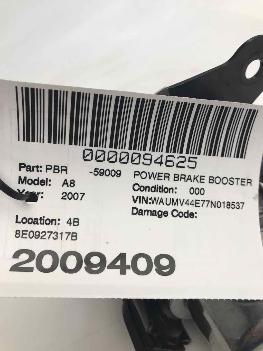 2007 Audi Q7 Brake Booster Vacuum Pump 8E0927317B for sale online eBay