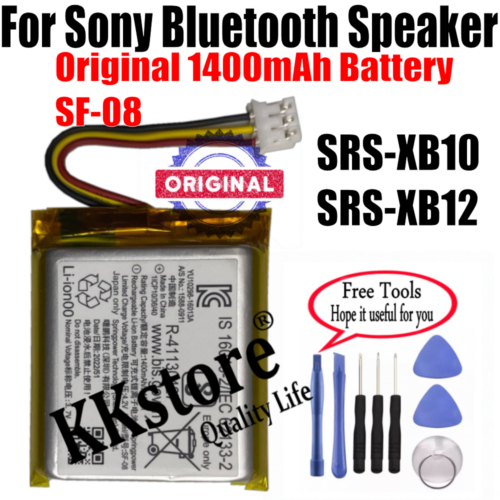 Original SF-08 1400mAh Battery For Sony SRS-XB10 &For SRS-XB12