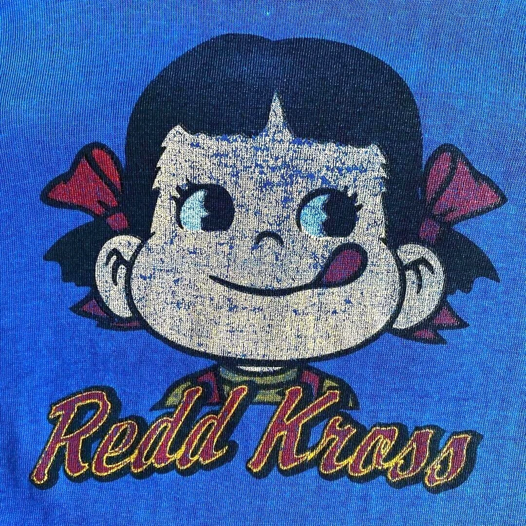 Redd Kross Tour Promo T-shirt Peco chan Supreme 90s Vintage Cotton Blue Used
