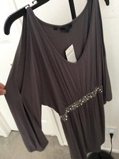Guess grey night out short dress size S