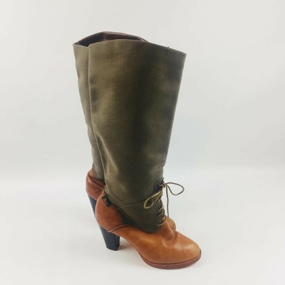 olive tall boots