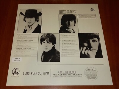 THE BEATLES HELP LP STEREO 180g VINYL EMI US RELEASE MADE IN