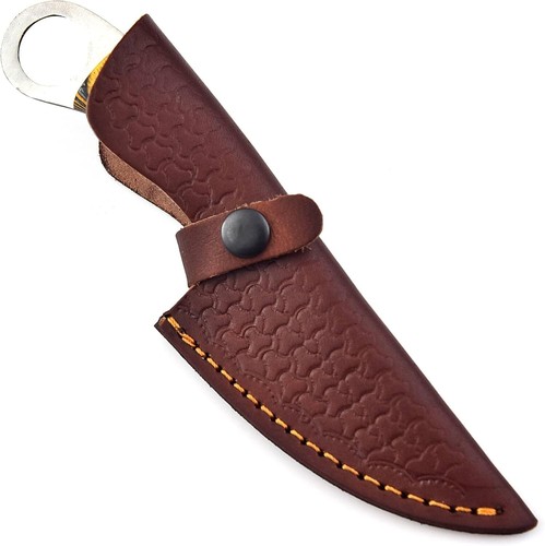 Fixed Blade Hunting Knife-Handmade Bushcraft Knife Carbon Steel Knife With Cover - Picture 4 of 6