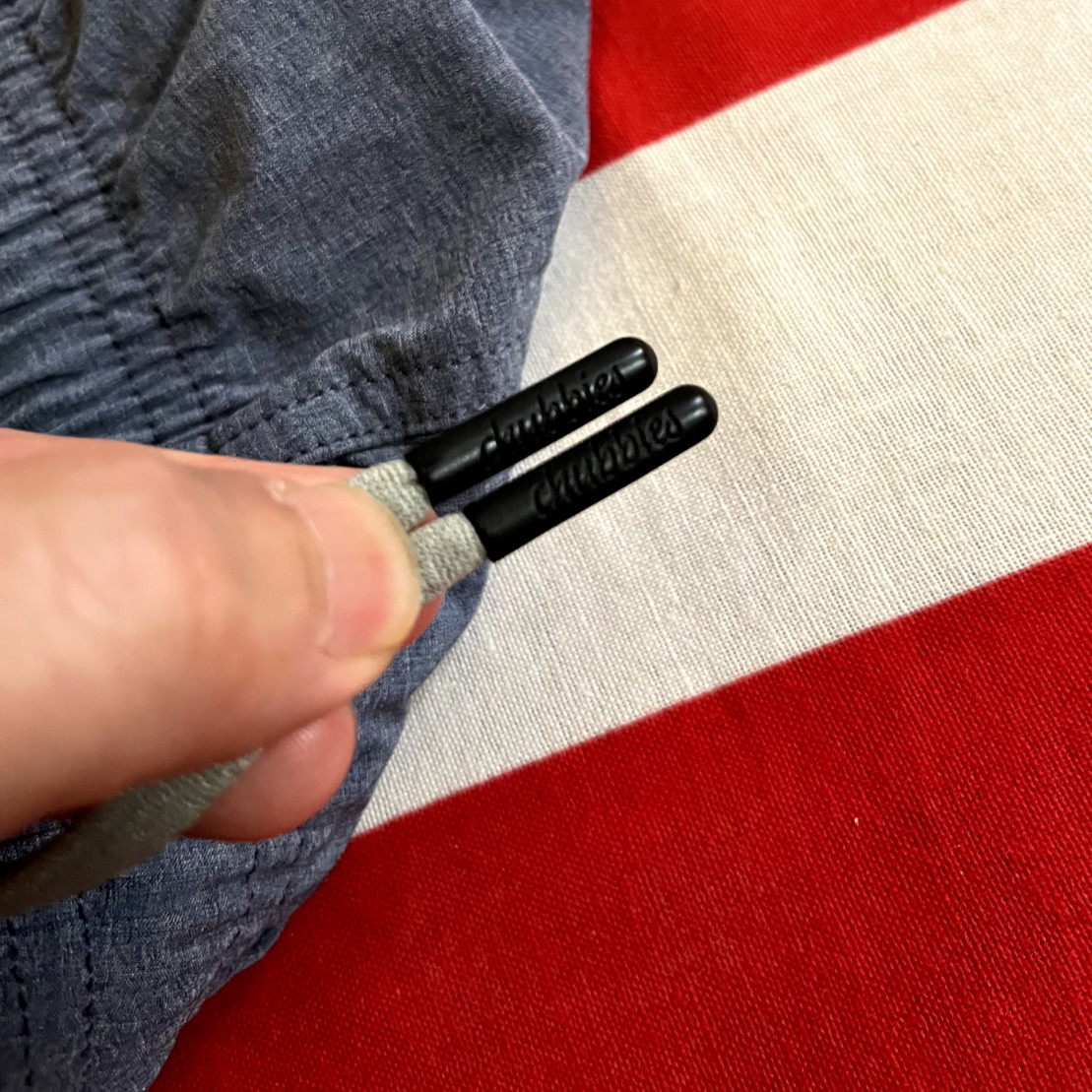 Chubbies Activewear Shorts Solid Gray Drawstring … - image 5