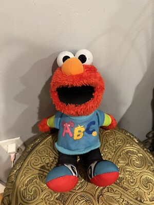 Sesame Street Playskool Talking ABC Elmo Stuffed Plush - Main Image