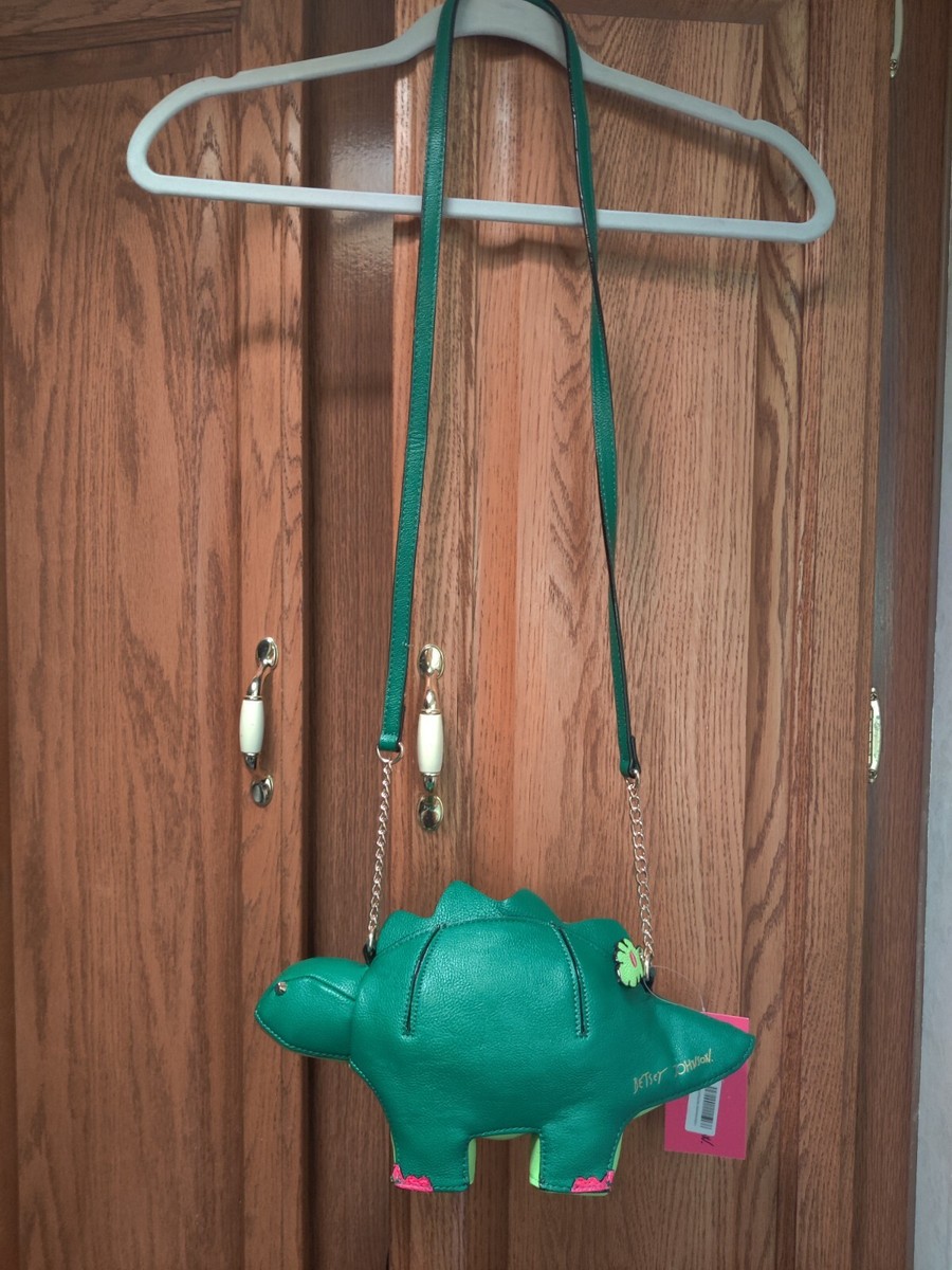 NWT Rare Betsey Johnson Bag Betseysaurus Rex Dinosaur  display picture 2