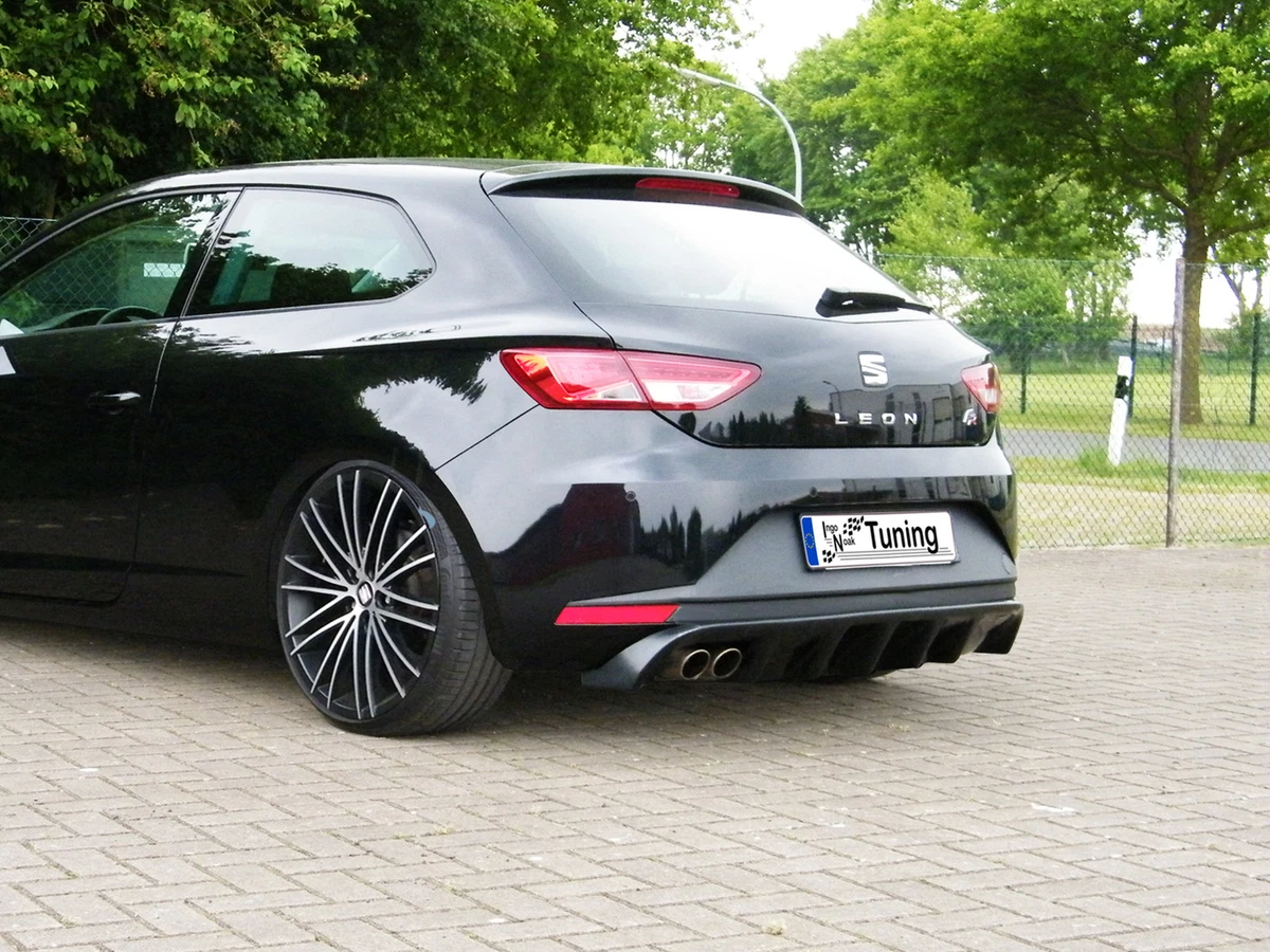 Heckansatz Heckdiffusor Heckspoiler Seat Leon 3 5F SC FR ABS 3 