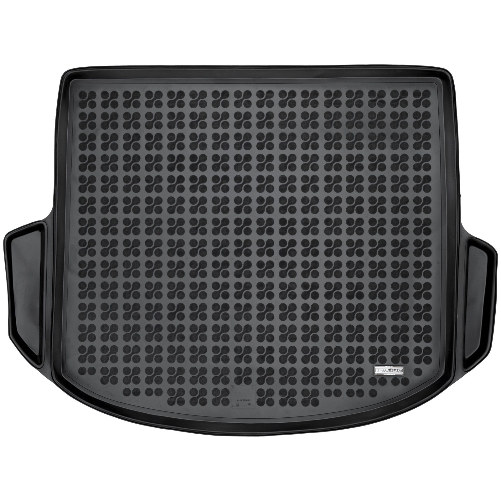 Tapis de coffre pour Hyundai Santa Fe III 2012-2018, protection sur mesure en TPE premium noir