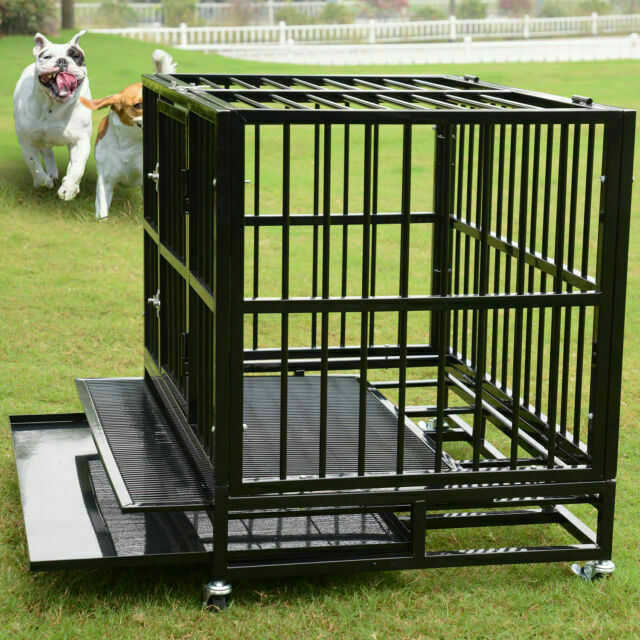 rolling dog kennel