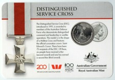 AUSTRALIAN:  2017  20 CENT COIN DISTINGUISHED SERVICE CROSS....