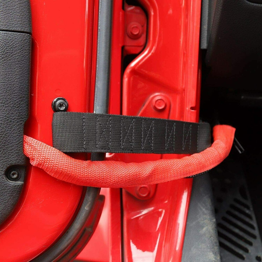 Türbegrenzungsriemen Für Jeep Wrangler - Verstellbare Nylon-Gurte CJ YJ TJ 1955-2006