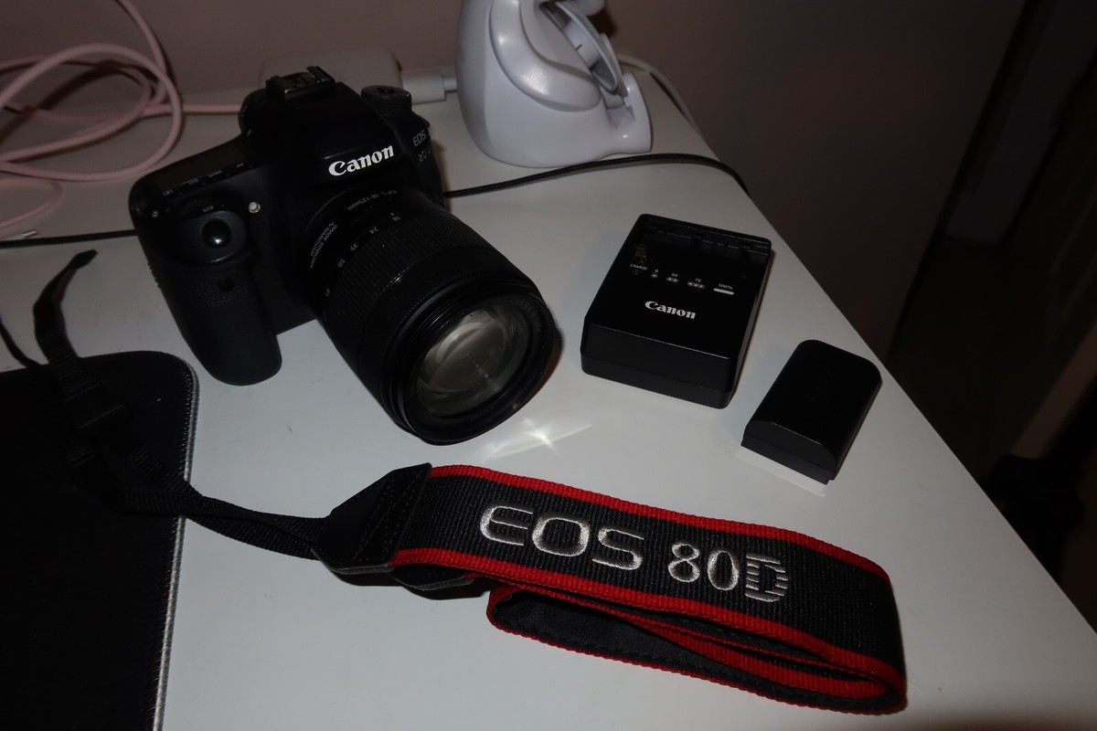 Canon EOS 80D 24.2 MP DSLR Camera w/EF-S 18-135mm Lens