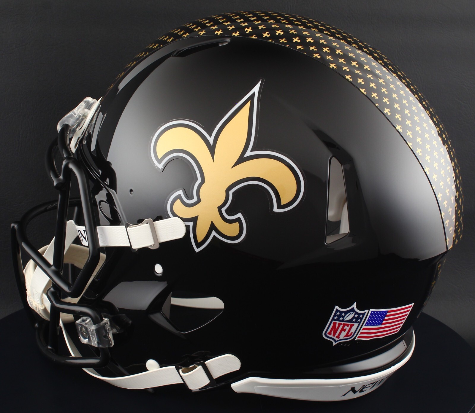 Sa Riddell NEW ORLEANS SAINTS NFL Riddell SPEED Full Size Authentic Football ...