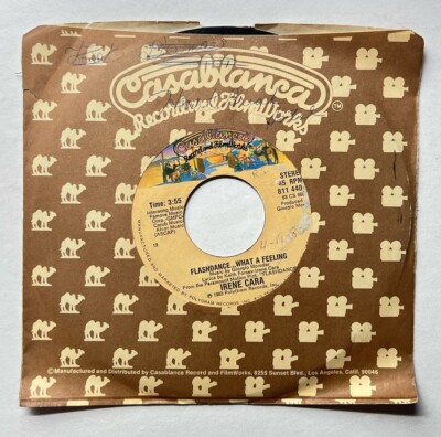 Flashdance... What A Feeling / Love Theme Frome Flashdance Irene Cara 45 RPM
