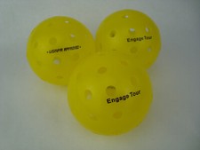 3 Engage Tour Outdoor Pickleball Balls Pickleballs set of 3