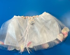 tulle skirt tutu girls Claire  s roses petals ballet spring easter NWT