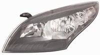 Scheinwerfer Vorne FüR Renault Megane 2008-2012 Schwarze Parabel Links