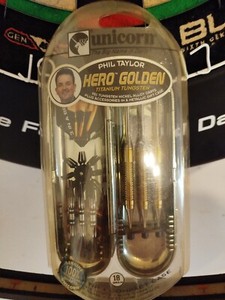ダーツ unicorn セットPHIL TAYLOR HERO GOLDEN Unicorn darts