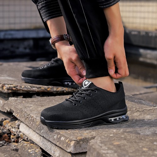 Scarpe antinfortunistiche uomo Botas De Trabajo Para Hombre sneakers da lavoro punta acciaio leggere - Foto 7 di 25