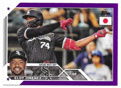 2023 Topps Japan Edition Purple Parallel Eloy Jimenez #20/50 (170