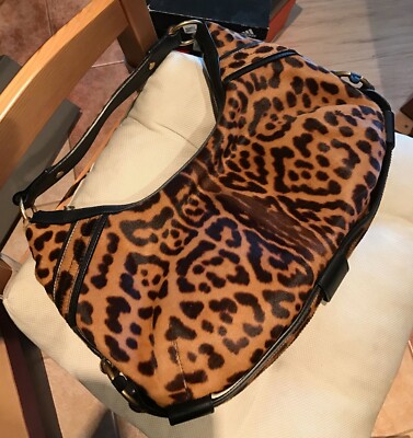 ysl leopard bag