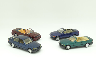 Solido New Ray Sb 1/43 - Bündel Von 4 BMW Serie 3 E30 E36