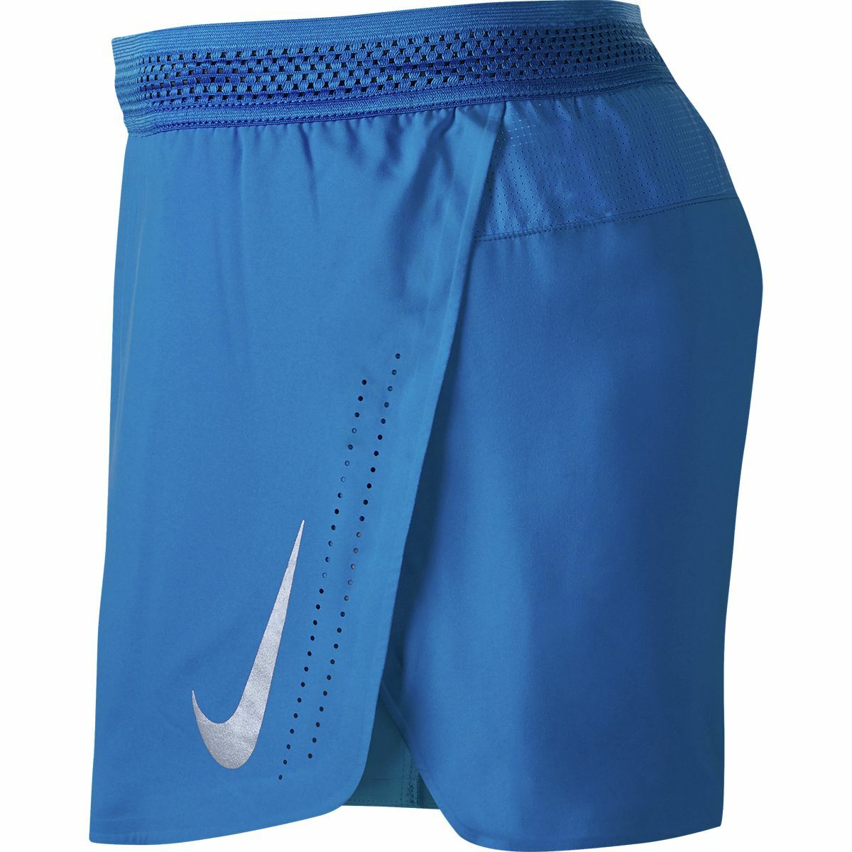 Nike Aeroswift Mens Blue 4in Running Shorts Lined Reflective Size  