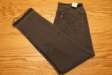 NWT WOMENS LEVI JEANS 501 Original Size 29x30 High Rise Button Fly Charcoal Gray