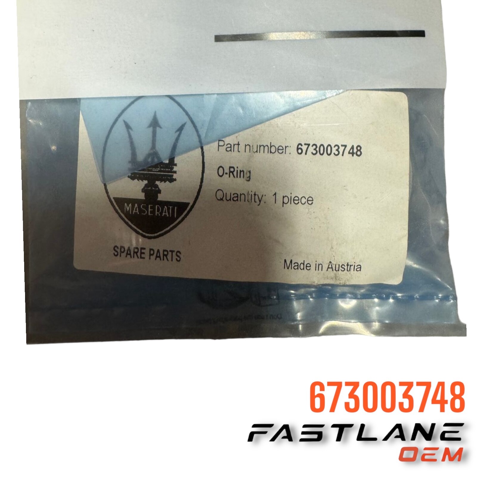 2007-2015 MASERATI QUATROPORTE O-RING NEW OEM 673003748