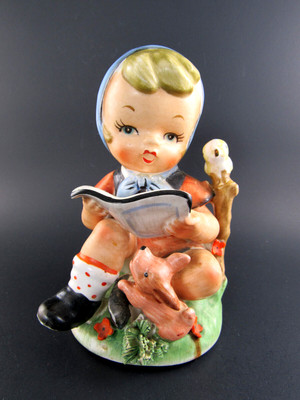VINTAGE ERICH  STAUFFER READING GIRL JAPAN (LE)
