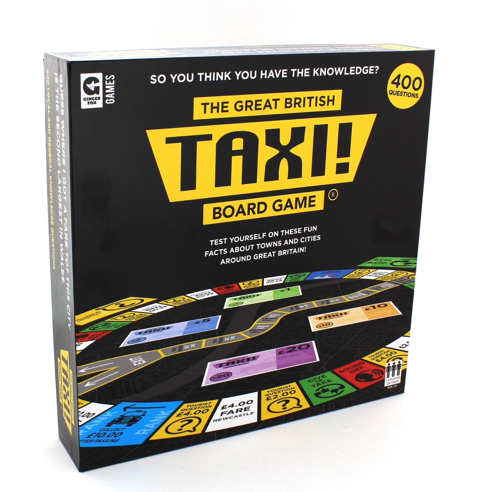 Great British Taxi Board Game For The Whole Family With Over 400  Questions.