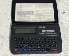 Seiko Instruments SII Berlitz Spanish - English Translator Portable Translation