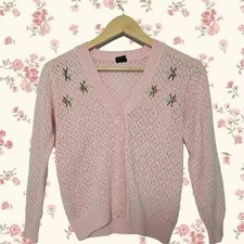Japan Mori Girl Embroidered Cardigan - Pre-Owned