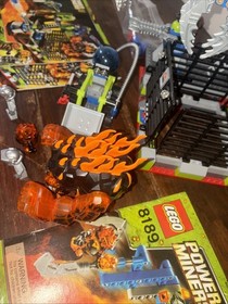 Lego Power Miners Lot Of 3 Sets: 8191 Lavatraz, 8958 Granite Grinder, 8189 Mech