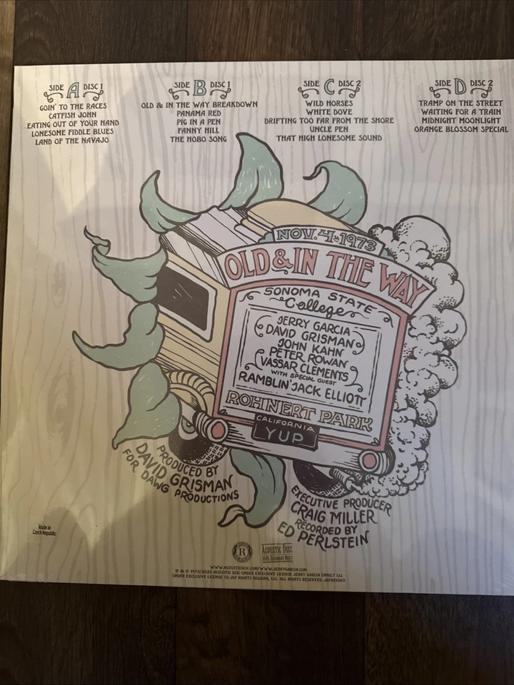 Jerry Garcia Old and in the Way RSD BF 2025 Record Store Day Black Friday 2xLP - Image 2 of 2