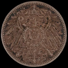 Germany - 1 Mark - 1910 - KM#14 - J